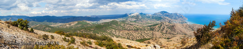 panorama of the mountains. 