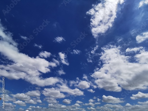 blue sky with a cloud