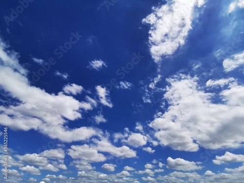 blue sky with a cloud