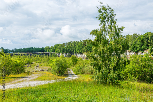 Old closed down open pit