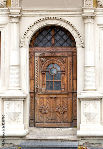 vintage wooden door