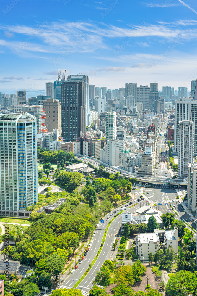 【都市イメージ】都心の乱立するビル群