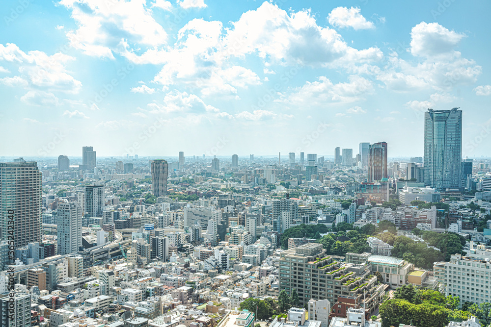 【都市イメージ】都心の乱立するビル群