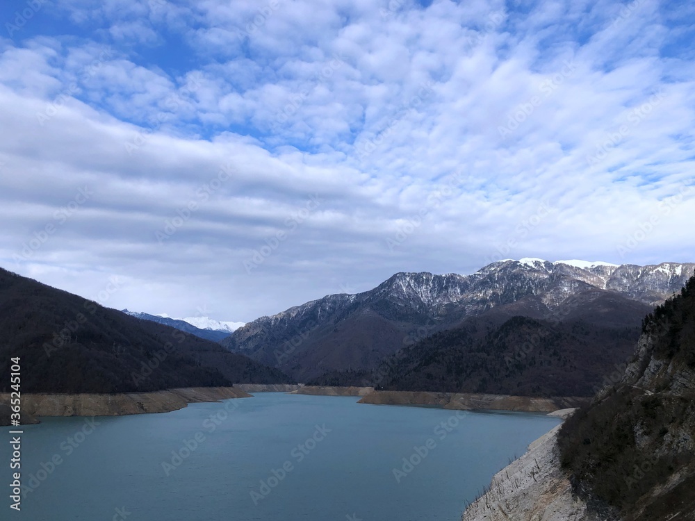 Georgia, Mountail lake and Dam