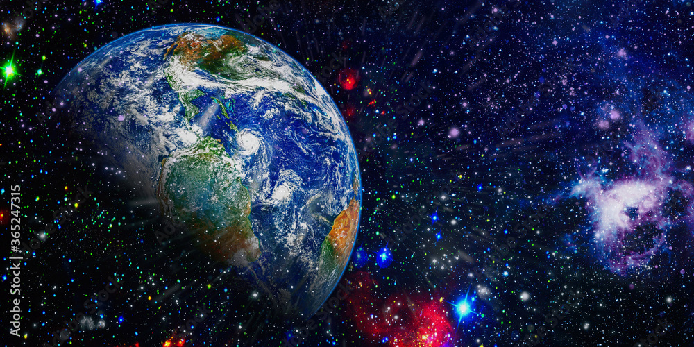 Orbitl View Planet Earth from space orbital view, our planet from the orbit. This ...