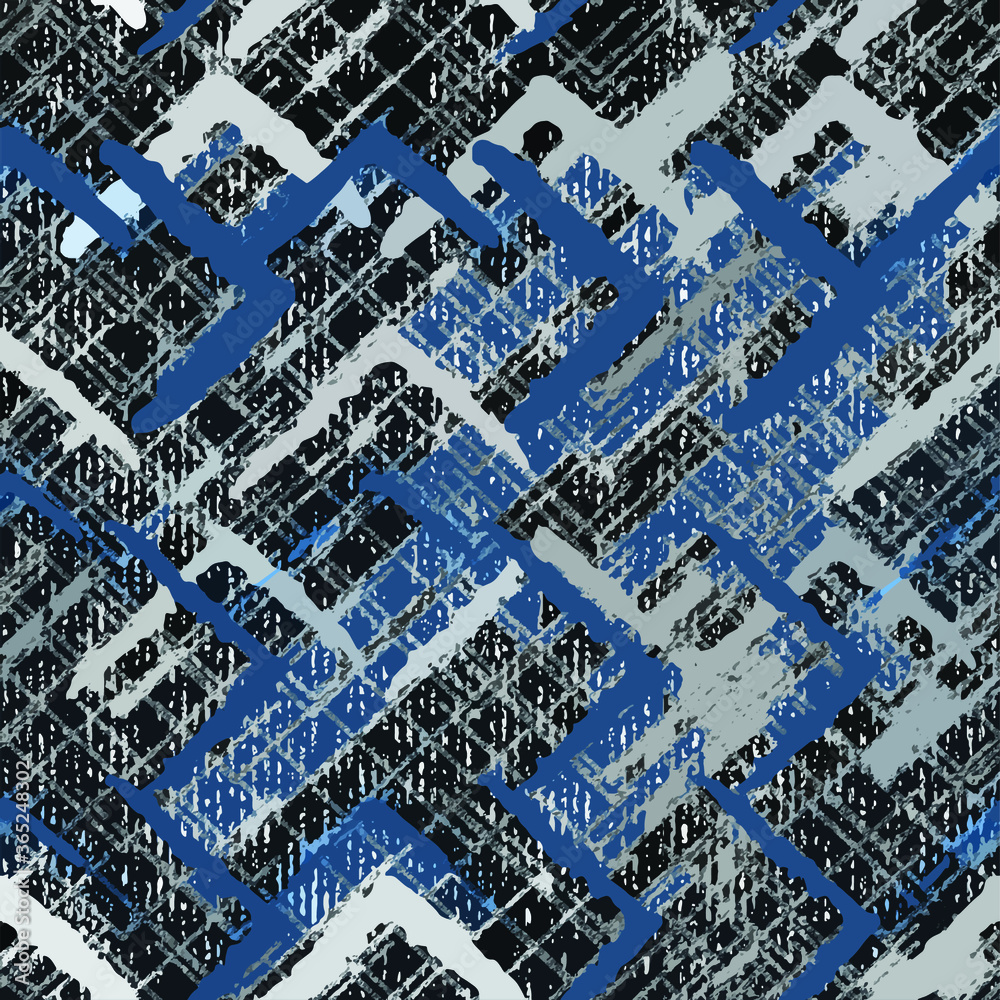 geometric abstract lines style seamless pattern