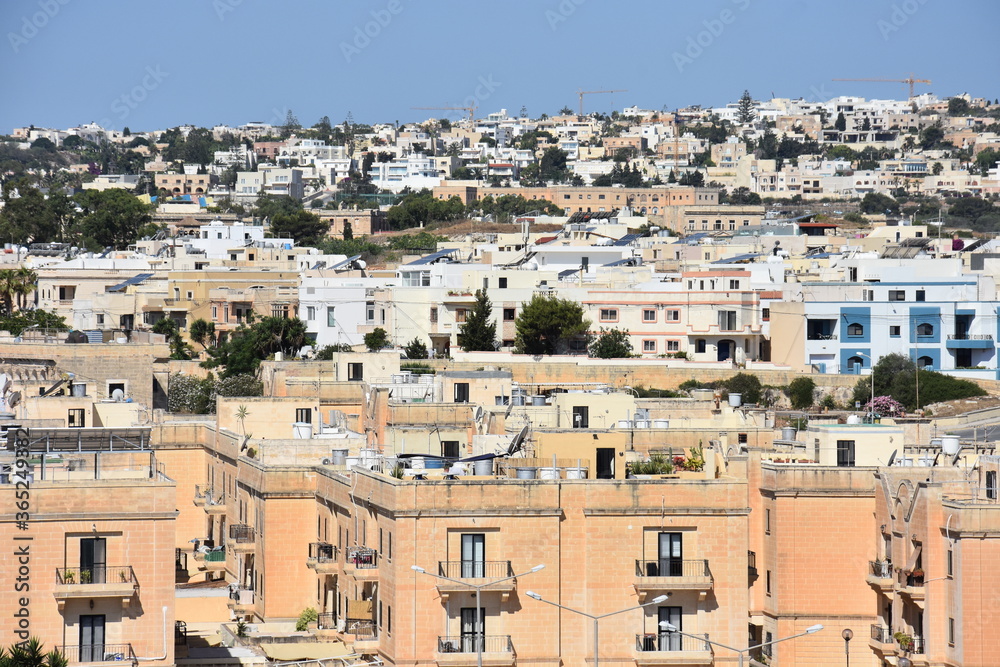 View of Saint Julians city, Malta