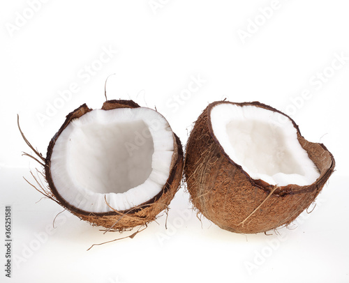 Coconut isolated on a white background.