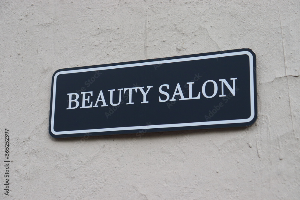 beauty salon nameplate on wall beauty salon nameplate on wall
