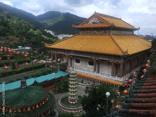 Malaysia, Penang island. Chinese temple