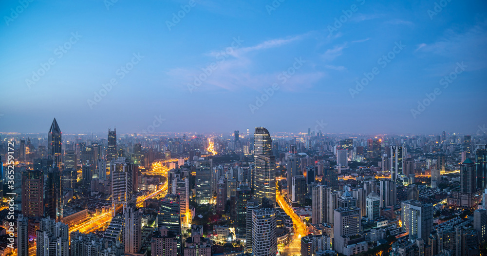 custom made wallpaper toronto digitalcity skyline in shanghai china