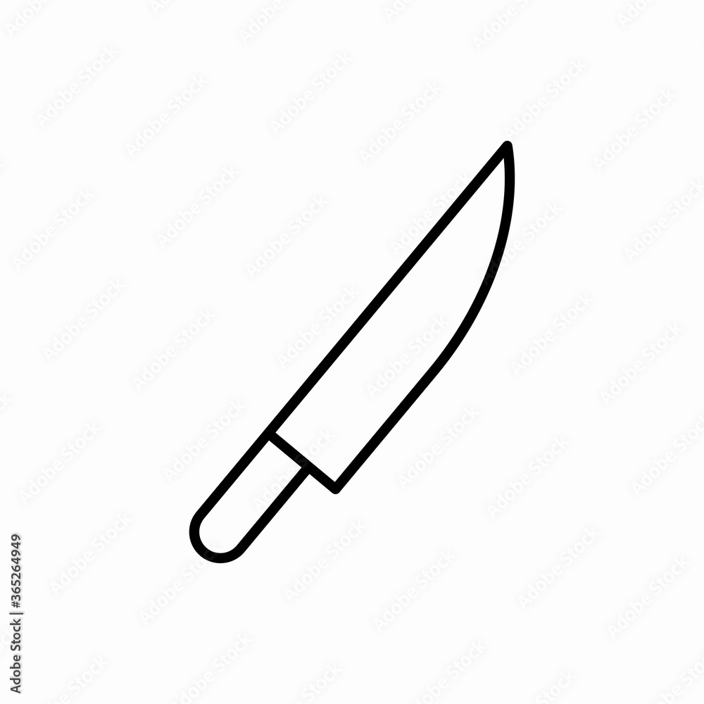 Outline knife icon.Knife vector illustration. Symbol for web and mobile Outline knife icon.Knife vector illustration. Symbol for web and mobile