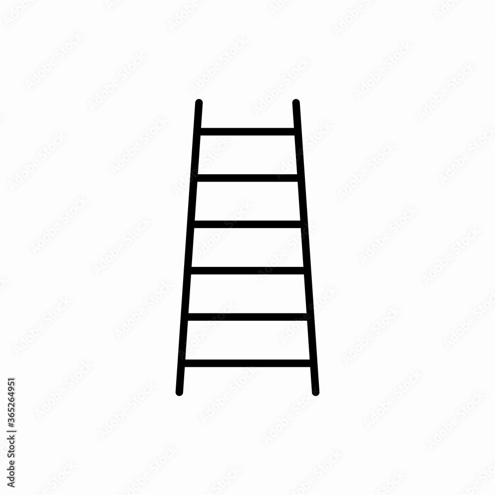 Outline ladder icon.Ladder vector illustration. Symbol for web and mobile Outline ladder icon.Ladder vector illustration. Symbol for web and mobile