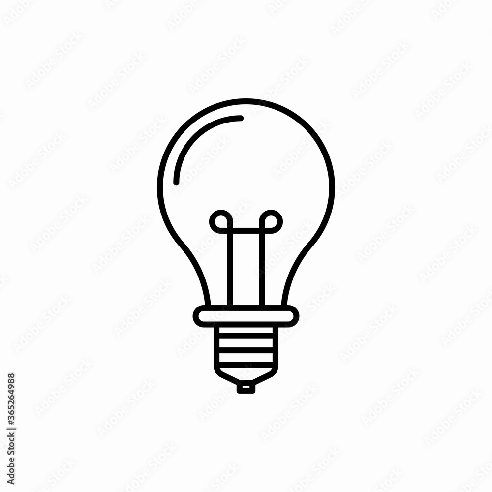 Outline lamp icon.Lamp vector illustration. Symbol for web and mobile Outline lamp icon.Lamp vector illustration. Symbol for web and mobile