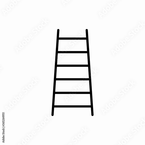 Outline ladder icon.Ladder vector illustration. Symbol for web and mobile