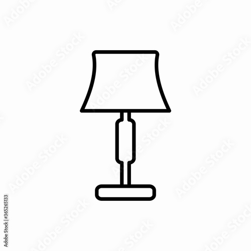 Outline lampshade icon.Lampshade vector illustration. Symbol for web and mobile