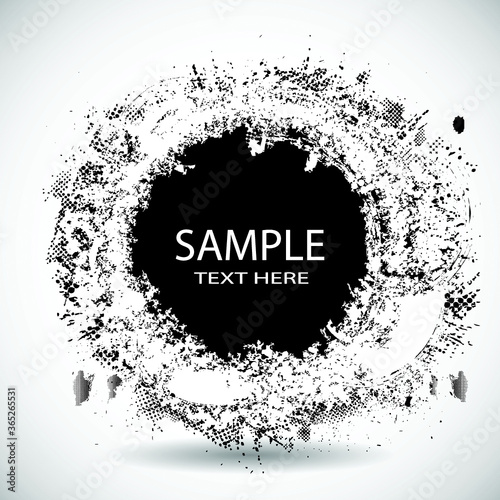 Grunge post Stamps Collection  Circles. Banners  Insignias   Logos  Icons  Labels and Badges Set . vector distress textures.blank shapes.