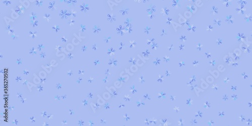 Light blue vector abstract artwork with leaves.