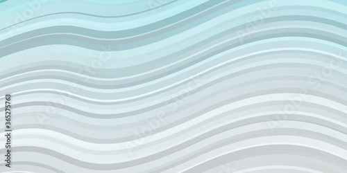 Light BLUE vector template with lines. Colorful illustration in abstract style with bent lines. Pattern for commercials, ads.