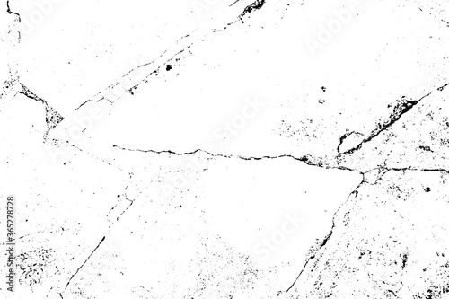 Distressed overlay texture of rough surface, dry soil, cracked ground. Grunge background. One color graphic resource.