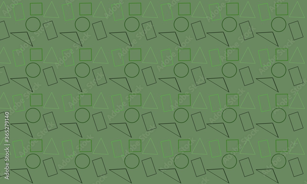 green  geometrical abstract background 