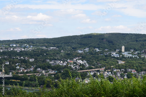 Blick über Koblenz von Süden  photo