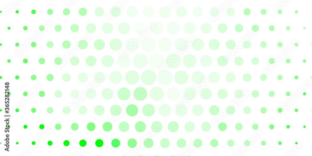 Light Green vector texture with disks. Abstract decorative design in gradient style with bubbles. Pattern for wallpapers, curtains. Light Green vector texture with disks. Abstract decorative design in gradient style with bubbles. Pattern for wallpapers, curtains.