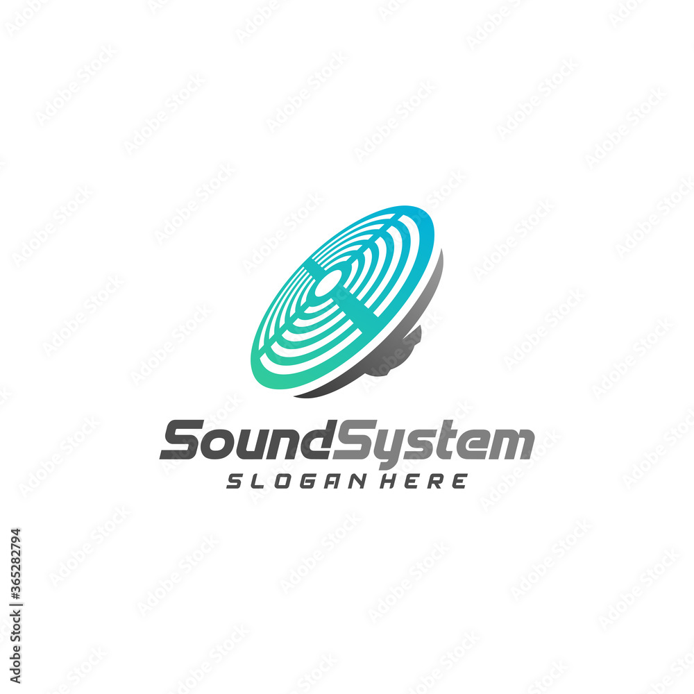Sound System Logo Design Vector, Sound Logo Template, Concept Design Creative, Icon Symbol Sound System Logo Design Vector, Sound Logo Template, Concept Design Creative, Icon Symbol