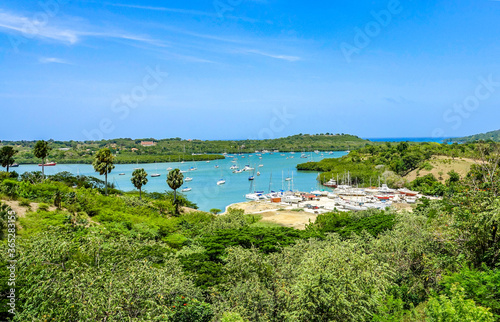 The marina of Luperon dominican republic