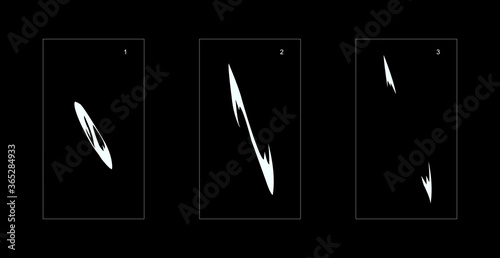 Shine explosion effect. Smoke explosion animation effect. Animation Sprite sheet for games, cartoon or animation. vector style animation effect 1535.