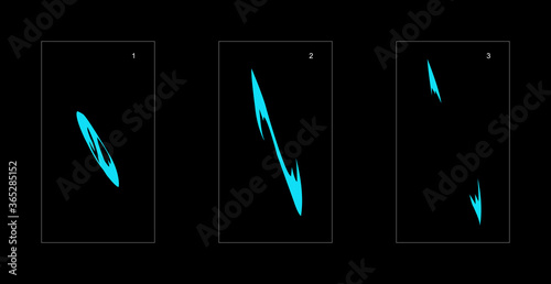 Shine water effect. Water explosion animation effect. Animation sprite sheet for games, cartoon or animation. vector style animation effect 1536.