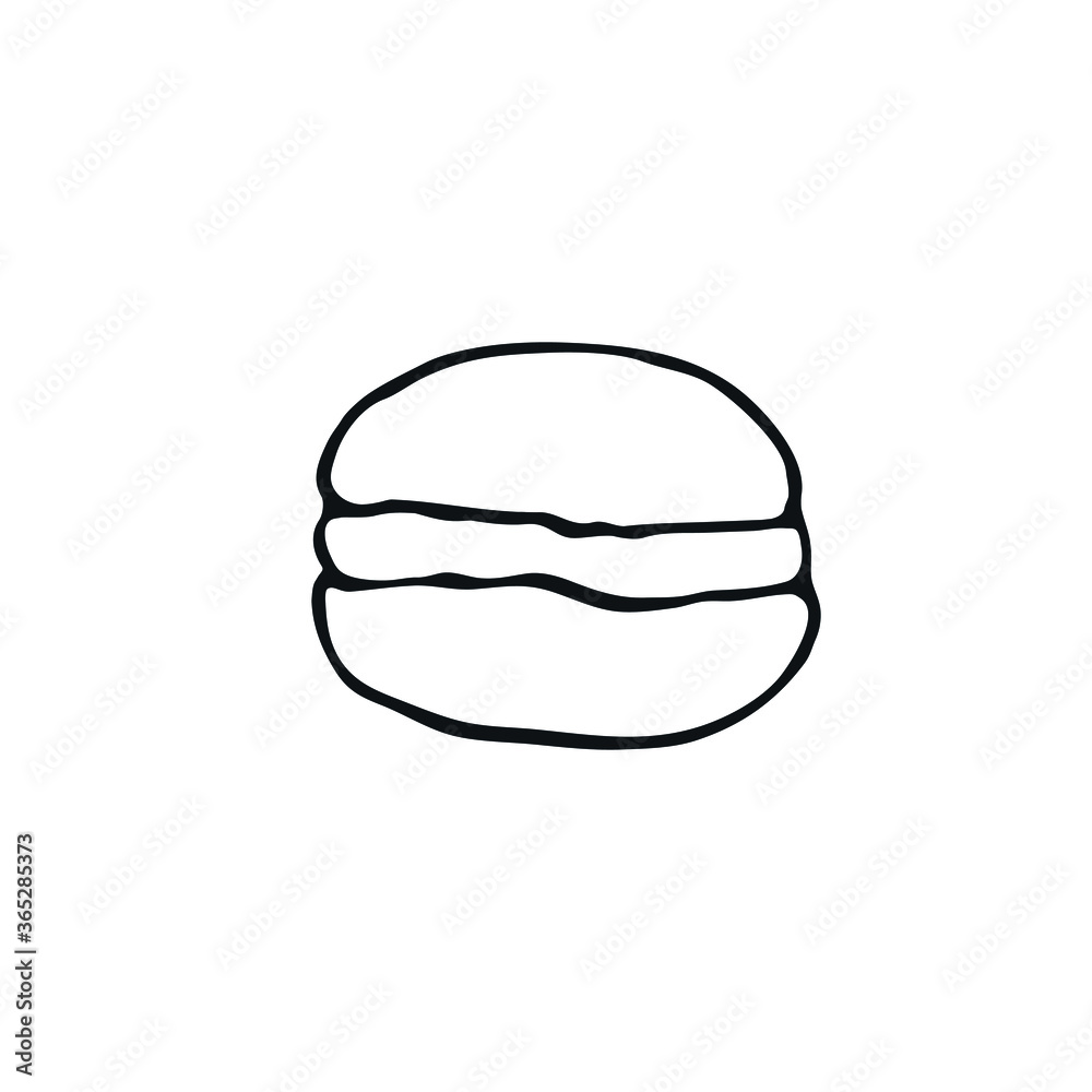 Macaroon Macaron sweet bakery logo icon sign Hand drawn Doodle cartoon design children's style Fashion print clothes apparel greeting invitation card banner poster flyer website Vector Macaroon Macaron sweet bakery logo icon sign Hand drawn Doodle cartoon design children's style Fashion print clothes apparel greeting invitation card banner poster flyer website Vector