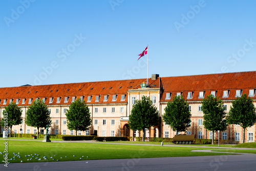 Canvas Print Royal guard museum in Rosenborg castle, Copenhagen, Denmark