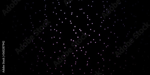 Dark Purple, Pink vector texture with beautiful stars. Modern geometric abstract illustration with stars. Theme for cell phones.