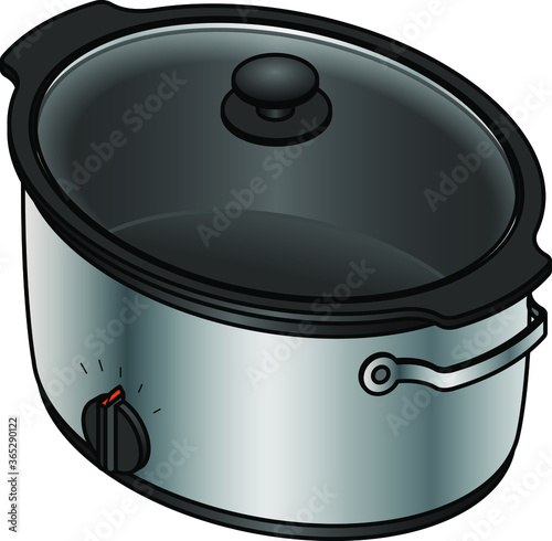 An electric / electronic crock pot / slow cooker.