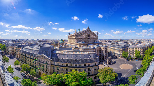 panoramic view at central paris