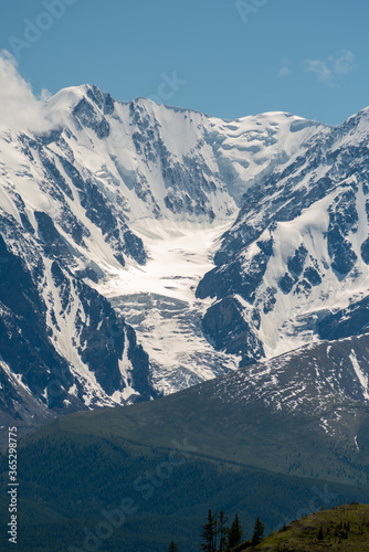 Glacier in the North Chuysky ridge  Altai Mountains