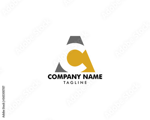 Initial Letter AC Logo Template Design