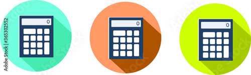 calculator icon isolated on background