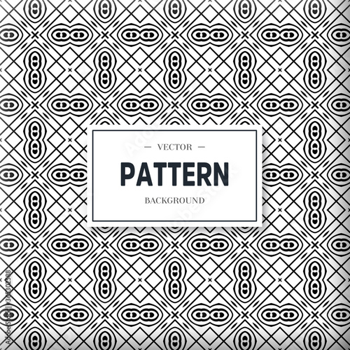Seamless geometric ornamental vector pattern. Abstract background