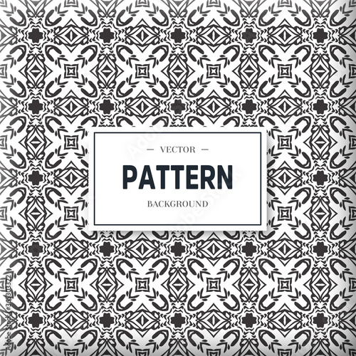 Seamless geometric ornamental vector pattern. Abstract background