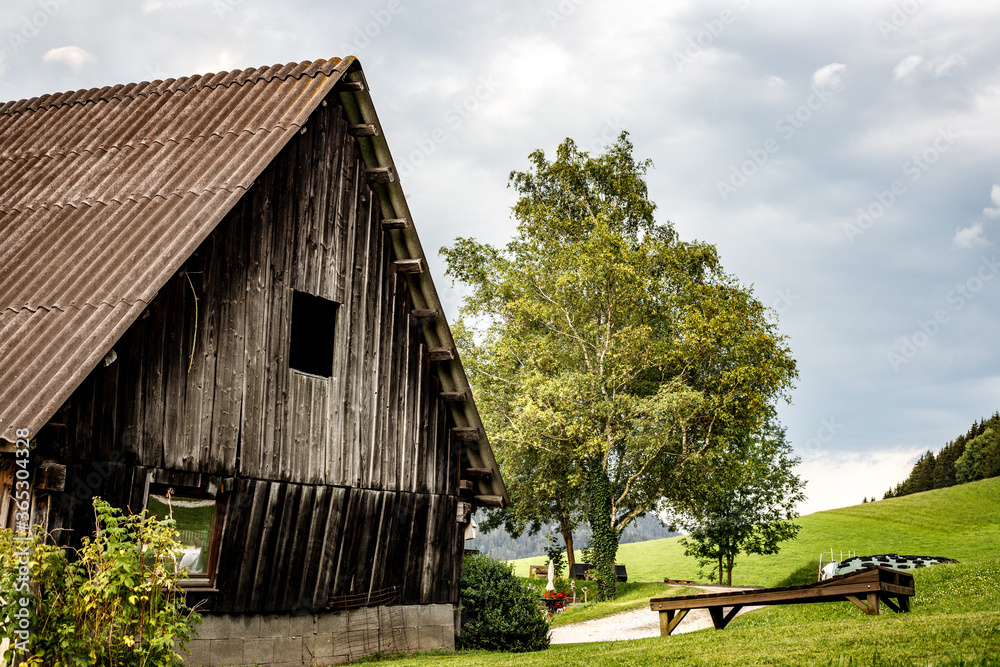 old barn in the countryside old barn in the countryside
