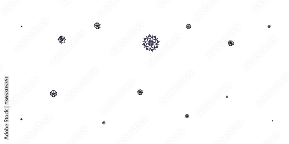 Light Gray vector template with ice snowflakes. Light Gray vector template with ice snowflakes.