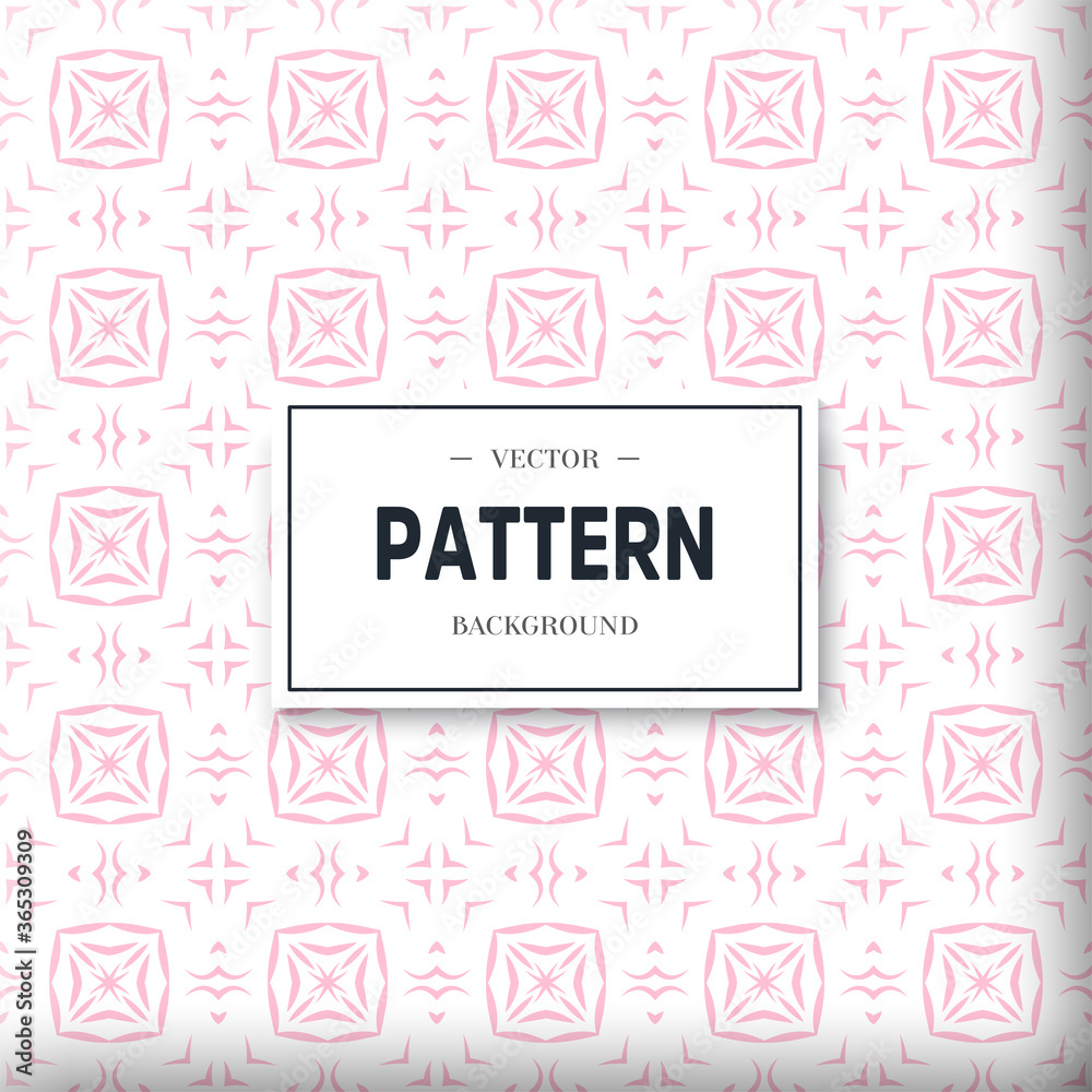Seamless vector pattern. Background pattern in geometric ornamental style.