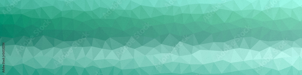 Fototapeta premium Mint color Abstract color Low-Polygones Generative Art background illustration