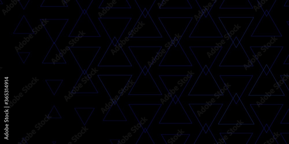 Dark BLUE vector background with triangles. Modern abstract illustration with colorful triangles. Best design for posters, banners. Dark BLUE vector background with triangles. Modern abstract illustration with colorful triangles. Best design for posters, banners.