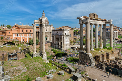 Rome, Italy. The Imperial Forum.