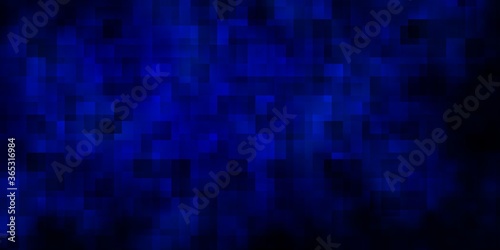 Dark BLUE vector background in polygonal style.