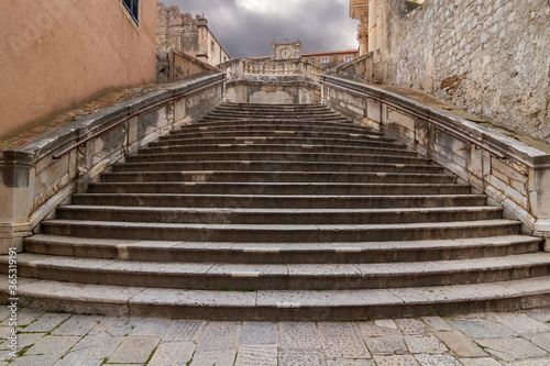 Jesuit stairs in Dubrovnik, few year before the Game of Thrones - Walk of Shame stairs © Marko