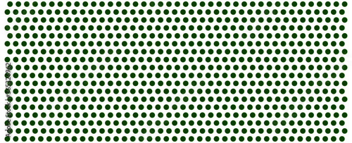 GREEN Dots pattern vector. Polka dot background. Monochrome polka dots abstract background.  GREEN Dot pattern print. Panorama view. Vector illustration